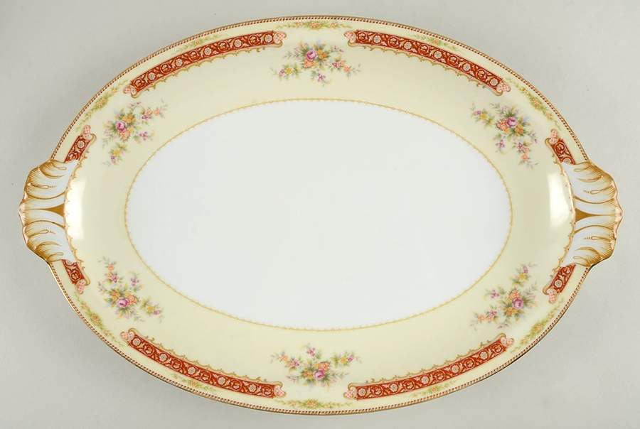 MEI392 17" Oval Serving Platter by Meito-1