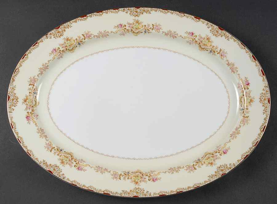 MEI396 16" Oval Serving Platter by Meito-1