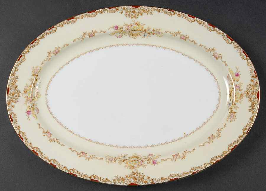 MEI396 12" Oval Serving Platter by Meito-1