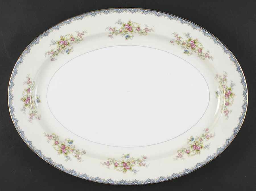 MEI398 16" Oval Serving Platter by Meito-1