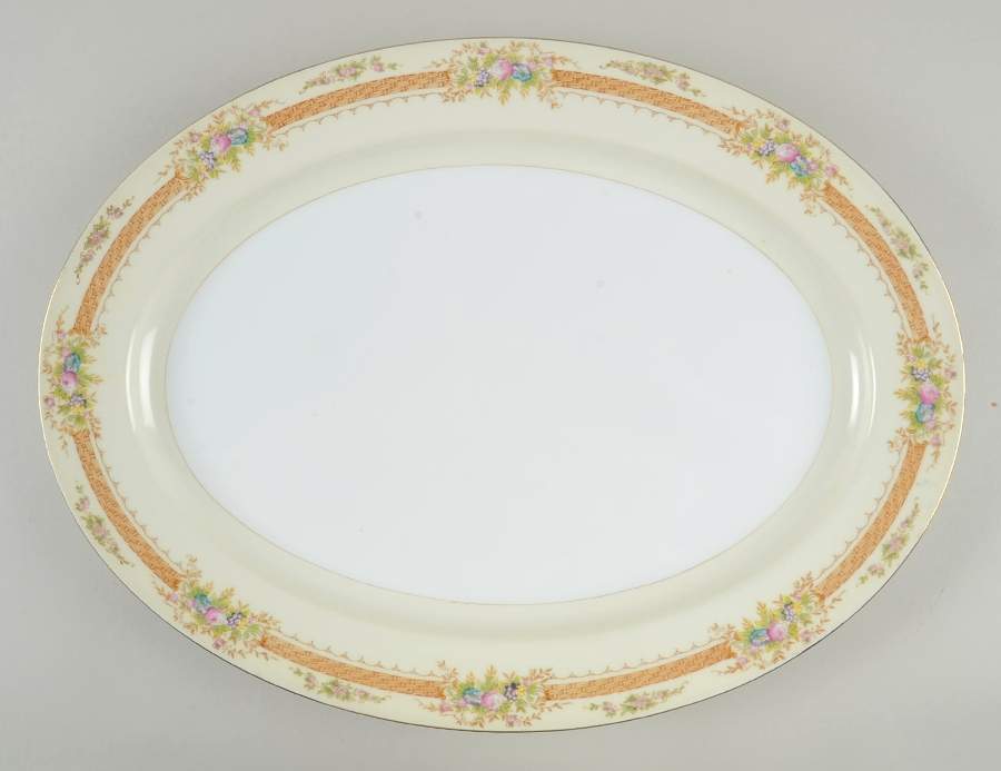 MEI408 16" Oval Serving Platter by Meito-1