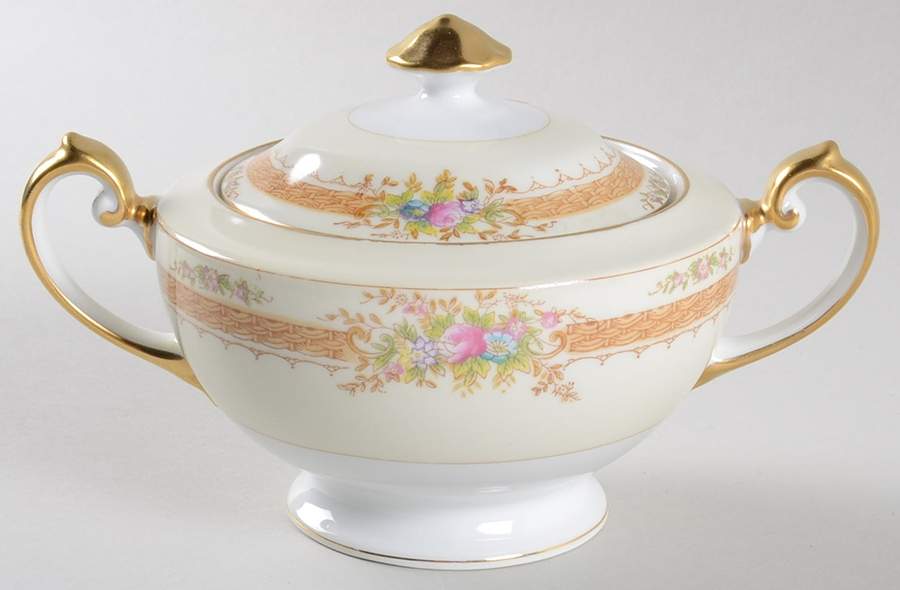MEI408 Sugar Bowl & Lid by Meito-1