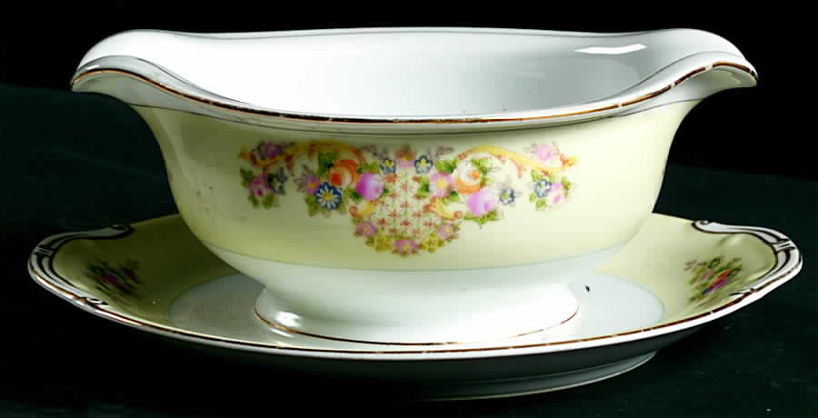 MEI430 Gravy Boat with Attached Underplate by Meito-1