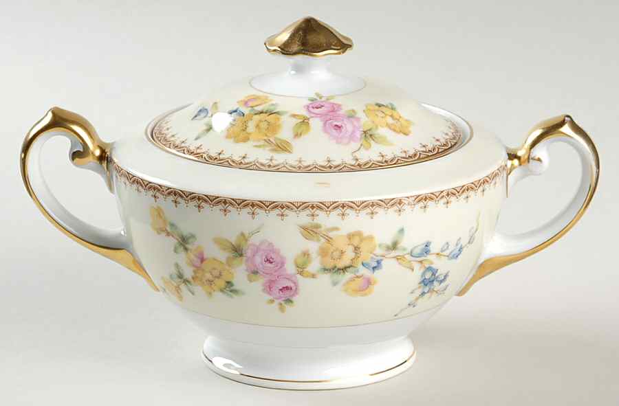 MEI442 Sugar Bowl & Lid by Meito-1