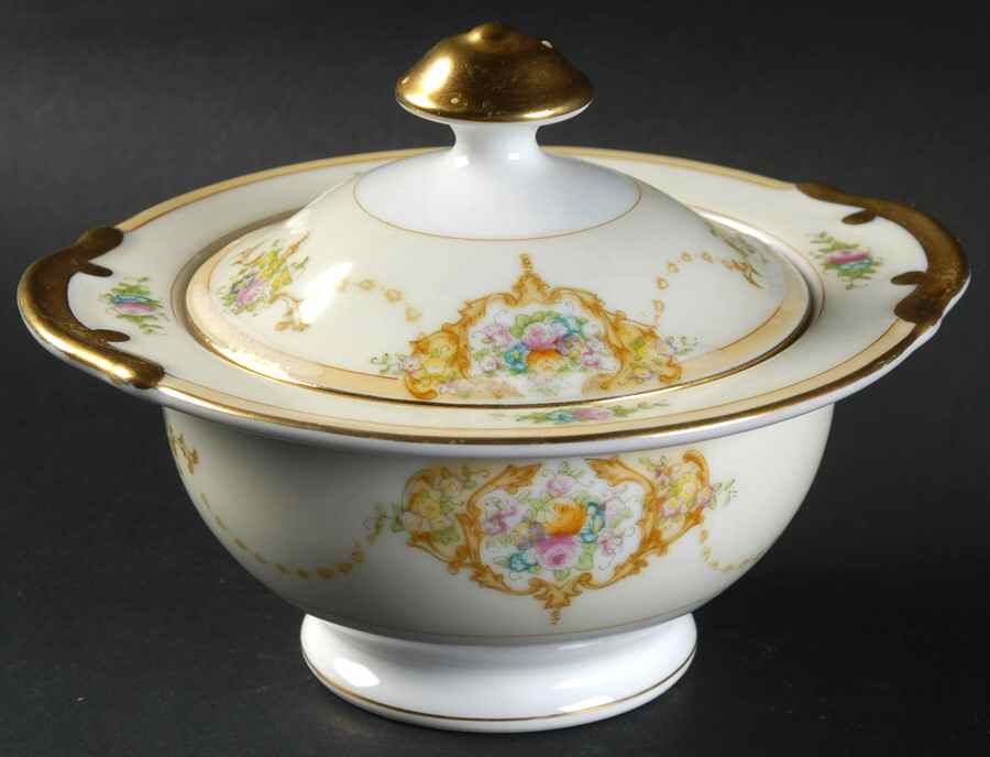 MEI46 Sugar Bowl & Lid by Meito-1