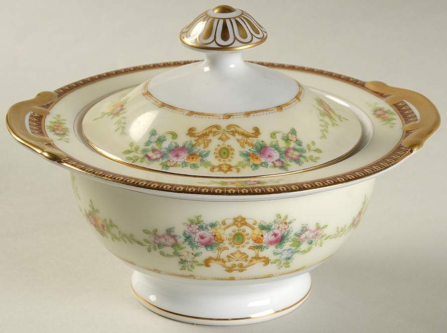 MEI57 Sugar Bowl & Lid by Meito-1