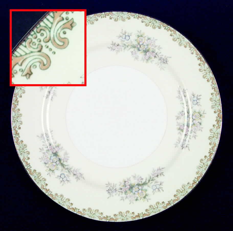 Marie  Dinner Plate by Meito-1