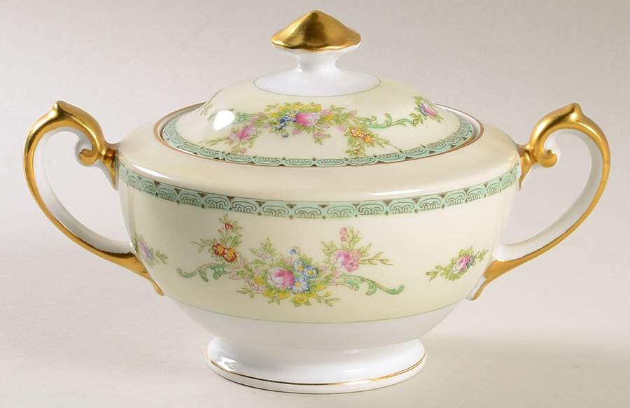 MEI59 Sugar Bowl & Lid by Meito-1