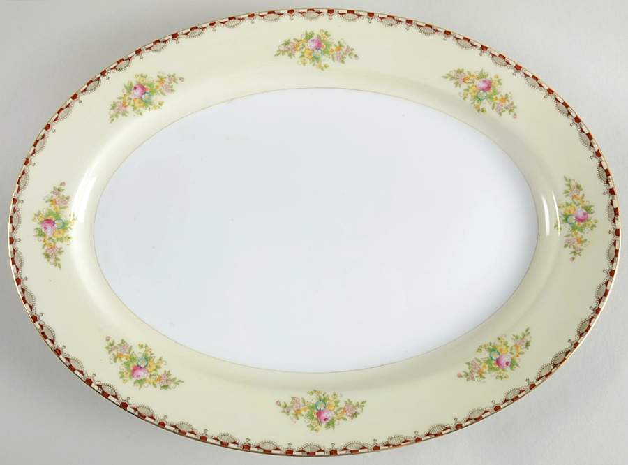 N1613A 16" Oval Serving Platter by Meito-1