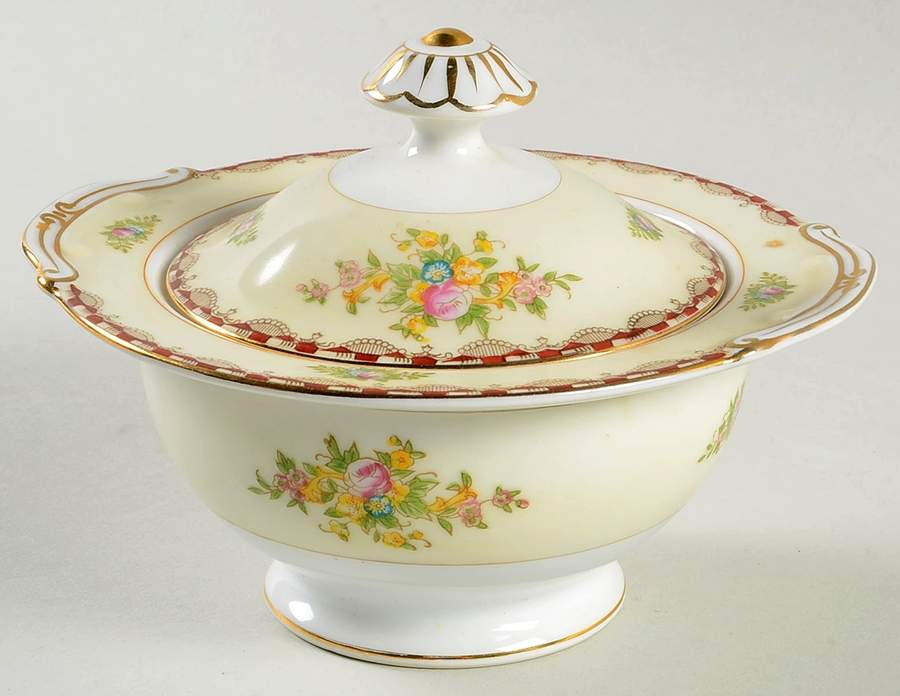 N1613A Sugar Bowl & Lid by Meito-1