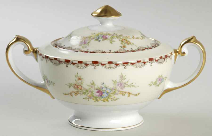 MEI67 Sugar Bowl & Lid by Meito-1