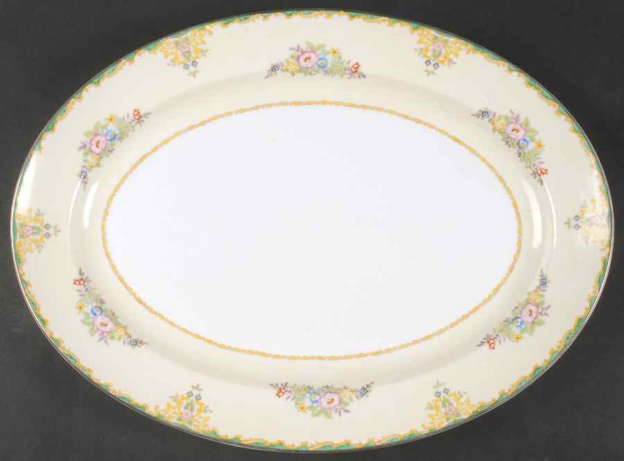 MEI68 16" Oval Serving Platter by Meito-1