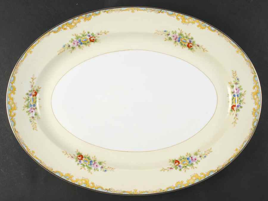 MEI8 16" Oval Serving Platter by Meito-1