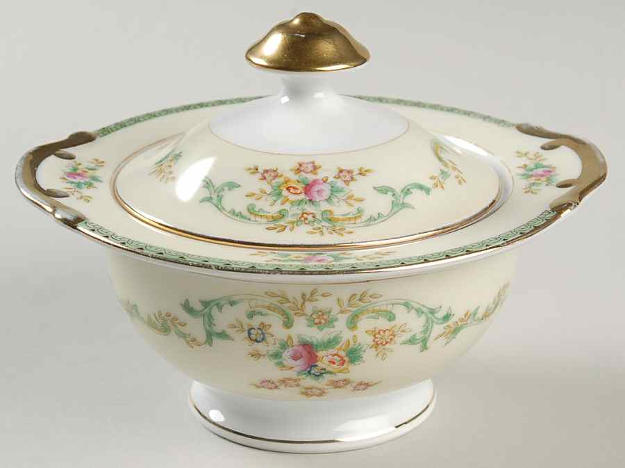MEI81 Sugar Bowl & Lid by Meito-1