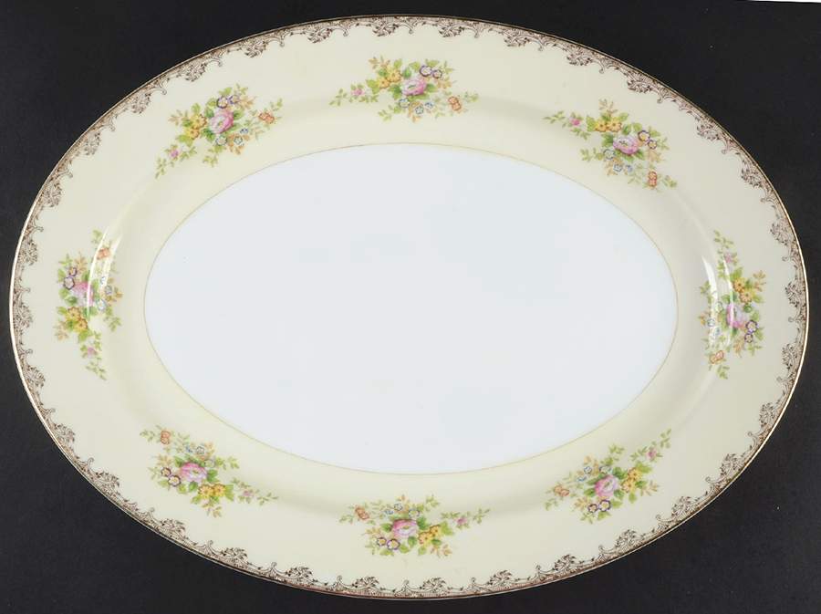 MEI83 16" Oval Serving Platter by Meito-1