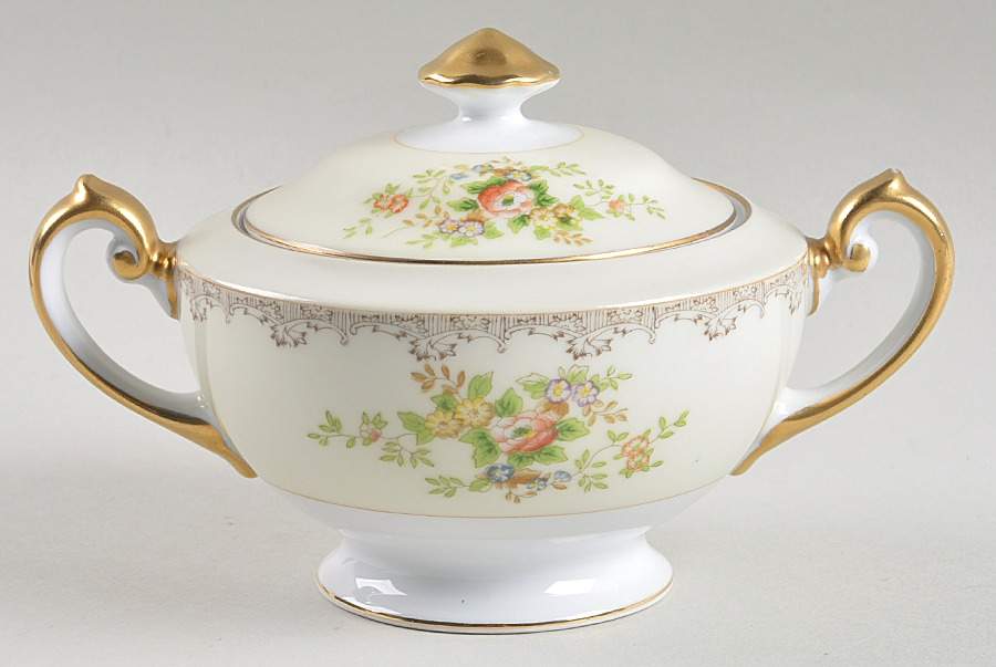 MEI83 Sugar Bowl & Lid by Meito-1