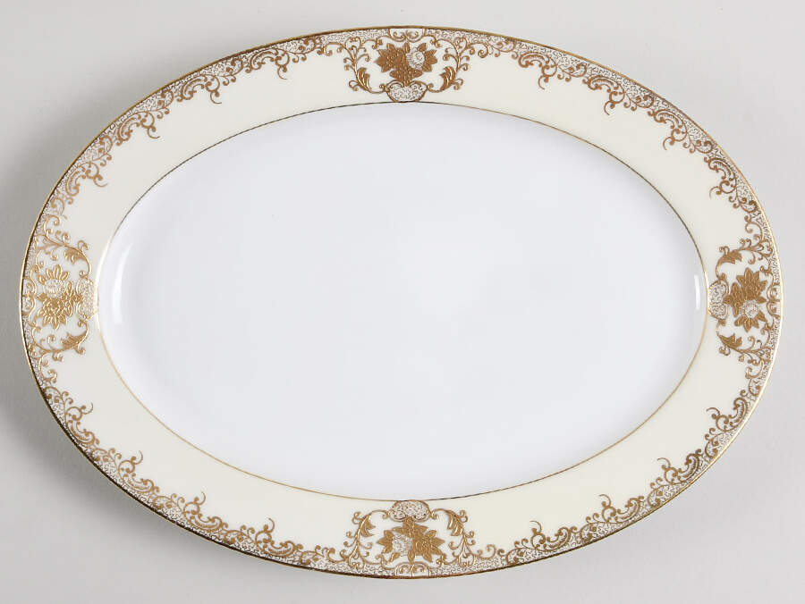 MEI89 12" Oval Serving Platter by Meito-1