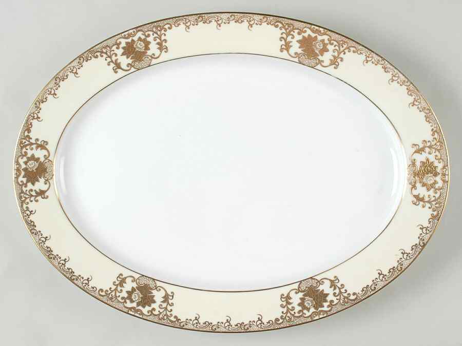 MEI89 16" Oval Serving Platter by Meito-1