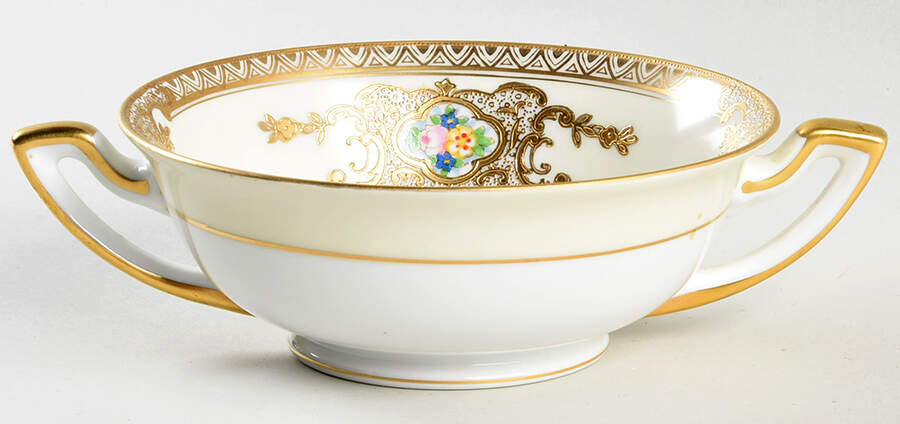 MEI90 Footed Cream Soup Bowl by Meito-1