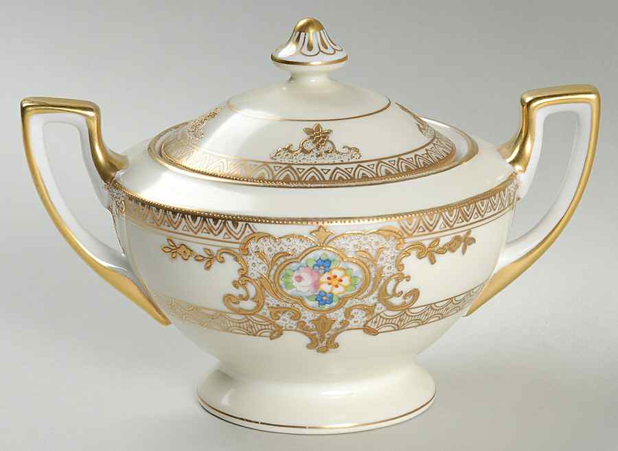 MEI90 Sugar Bowl & Lid by Meito-1