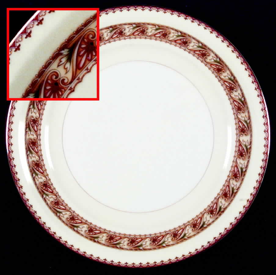 MEI93 (Gold Trim) Dinner Plate by Meito-1