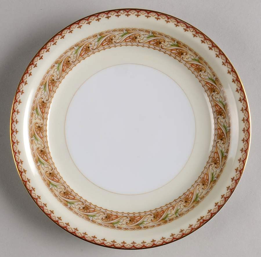 MEI93 (Gold Trim) Bread & Butter Plate by Meito-1
