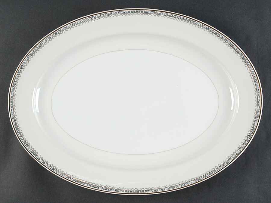 Minerva 16" Oval Serving Platter by Meito-1