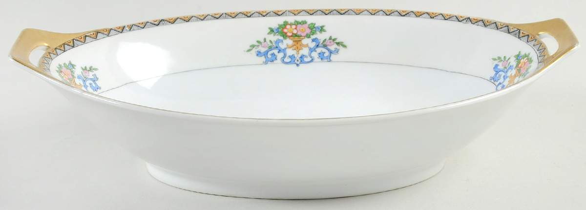 The Modena 11" Oval Vegetable Bowl by Meito-1