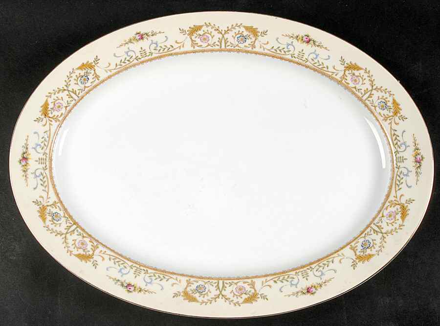Monterey 16" Oval Serving Platter by Meito-1