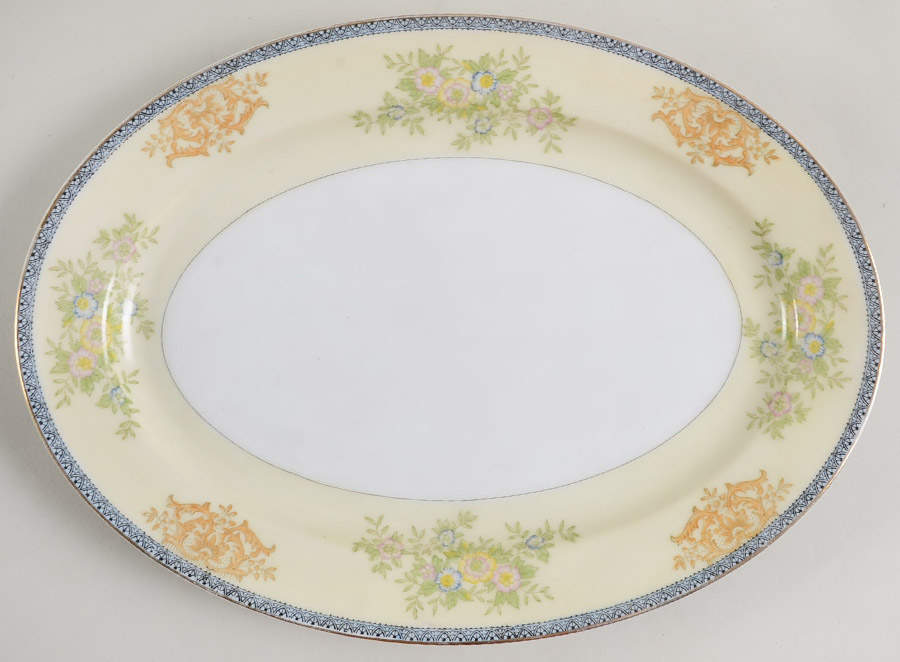 Montrose 12" Oval Serving Platter by Meito-1
