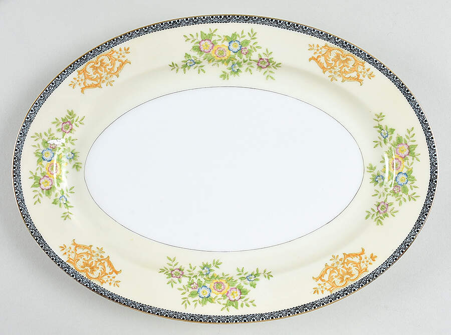 Montrose 11" Oval Serving Platter by Meito-1