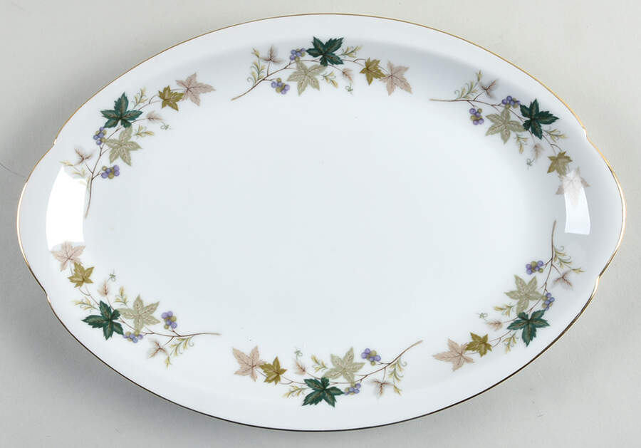 Moselle 12" Oval Serving Platter by Meito-1