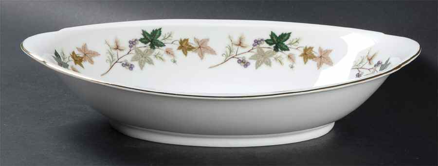 Moselle 11" Oval Vegetable Bowl by Meito-1