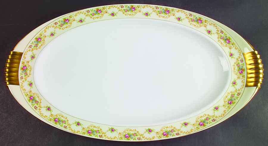 Modern Windsor 20" Oval Serving Platter by Meito-1