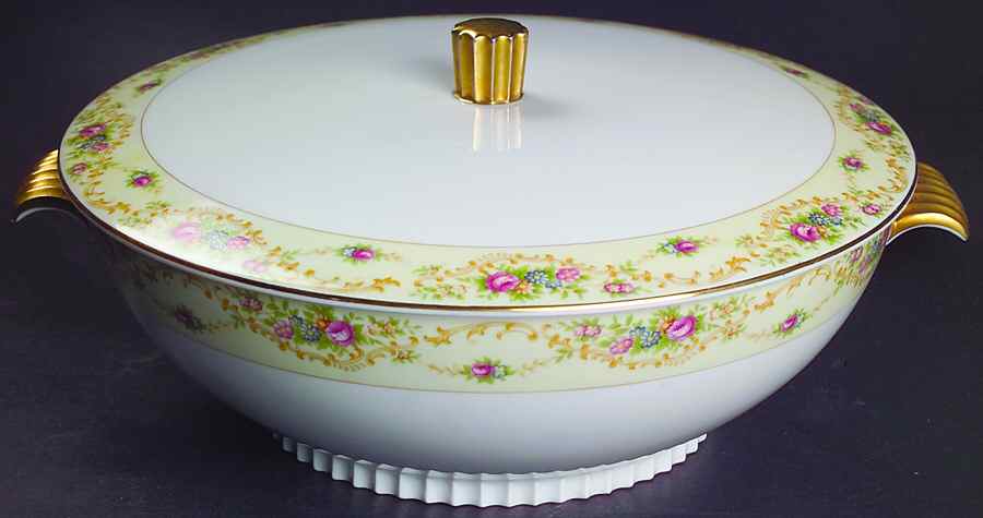 Modern Windsor Round Covered Vegetable by Meito-1