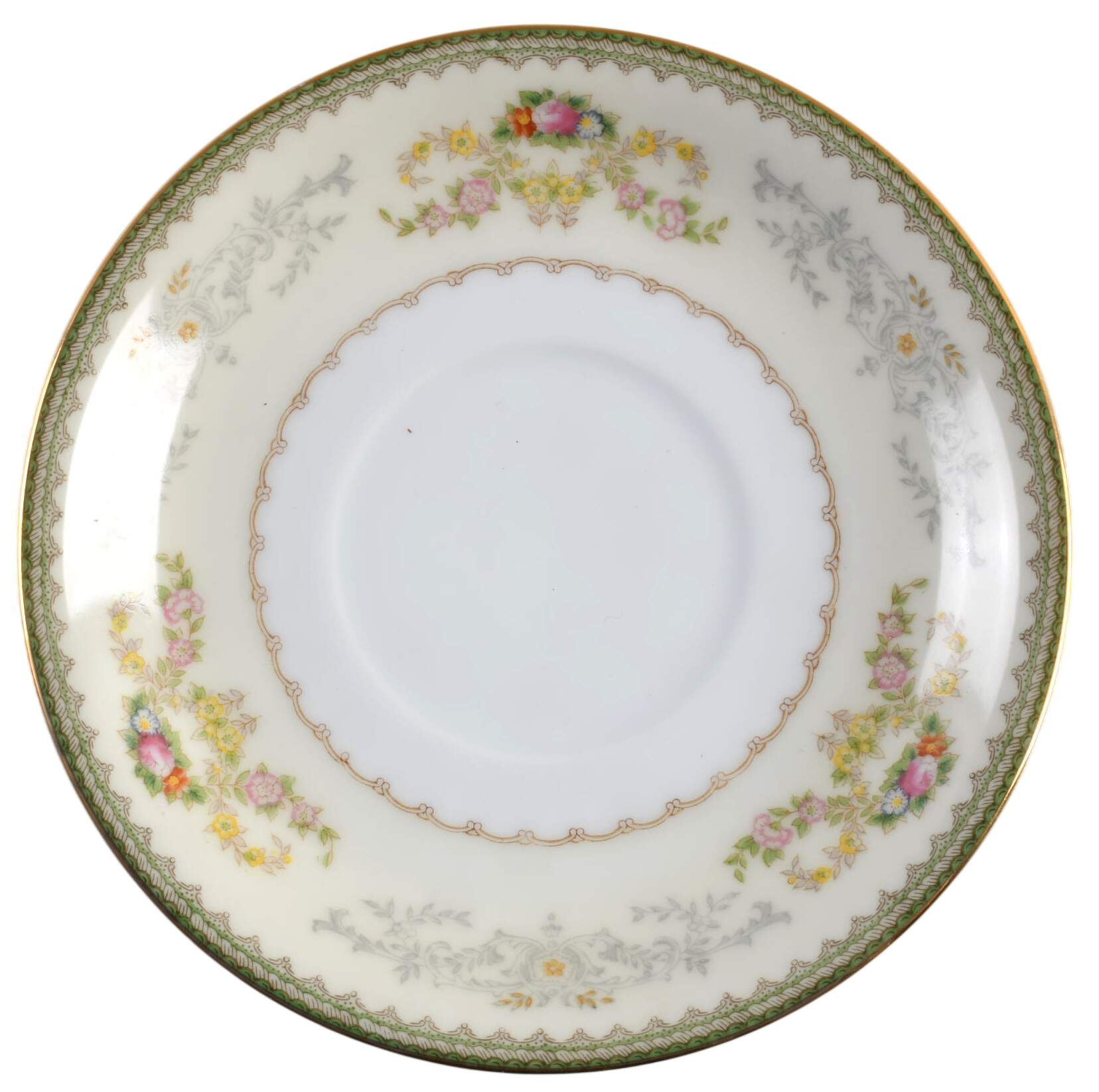 Murel Muriel (Multicolor Floral) Saucer for Cream Soup Bowl by Meito-1