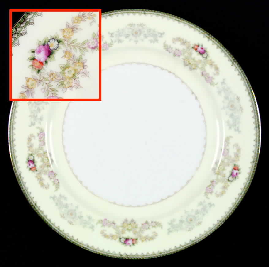 Murel Muriel (Multicolor Floral) Dinner Plate by Meito-1