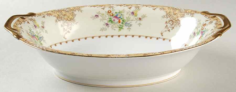 N1602 11" Oval Vegetable Bowl by Meito-1