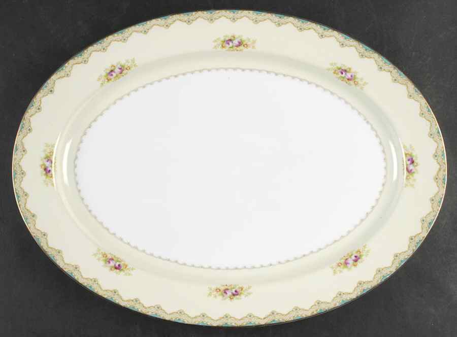 N1916 16" Oval Serving Platter by Meito-1