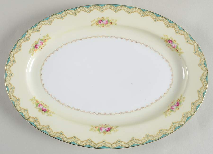N1916 12" Oval Serving Platter by Meito-1