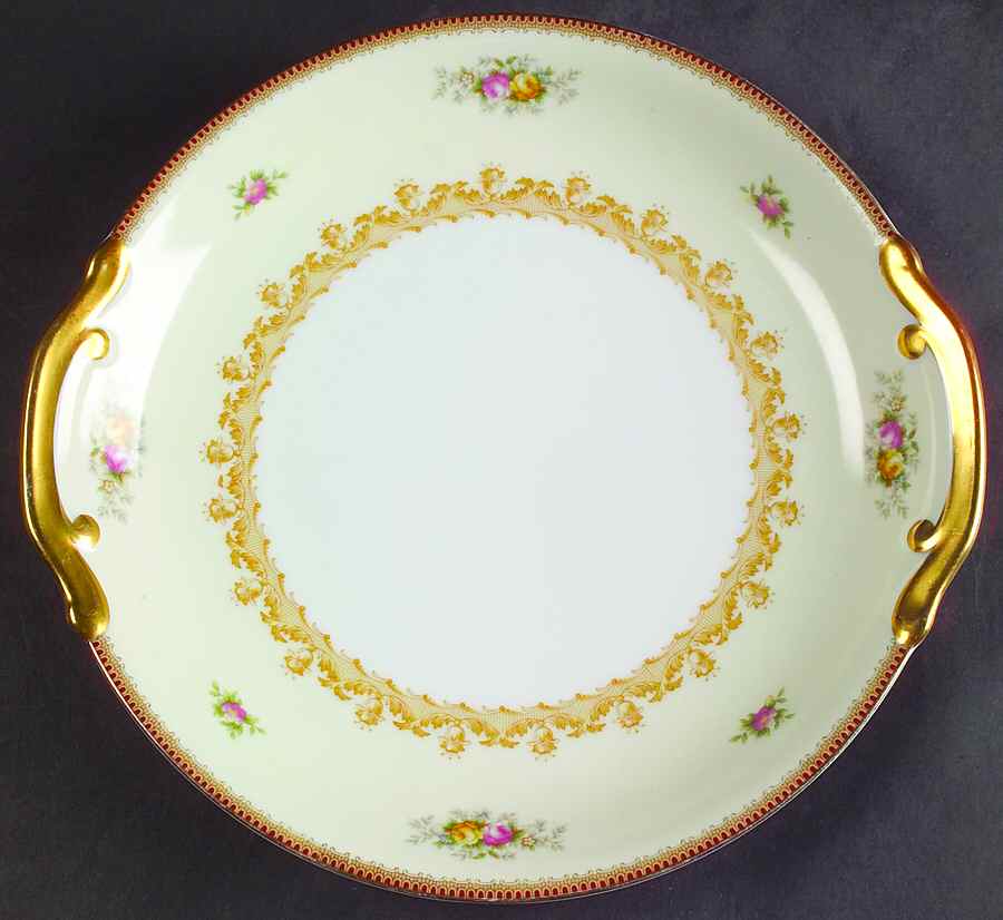 Nassau Handled Cake Plate by Meito-1