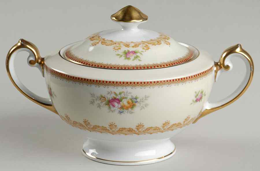 Nassau Sugar Bowl & Lid by Meito-1