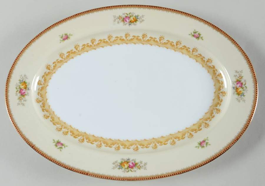Nassau 12" Oval Serving Platter by Meito-1