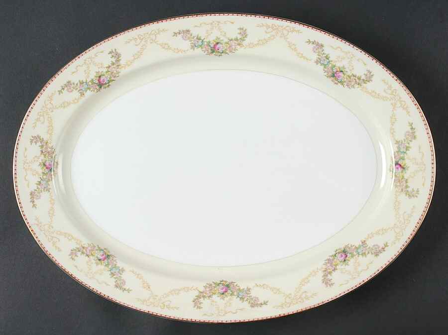 Norman 16" Oval Serving Platter by Meito-1