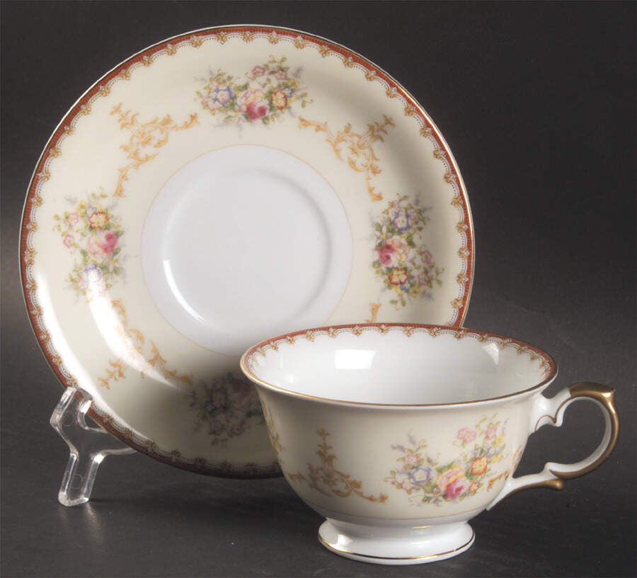 Ogden Footed Cup & Saucer Set by Meito-1