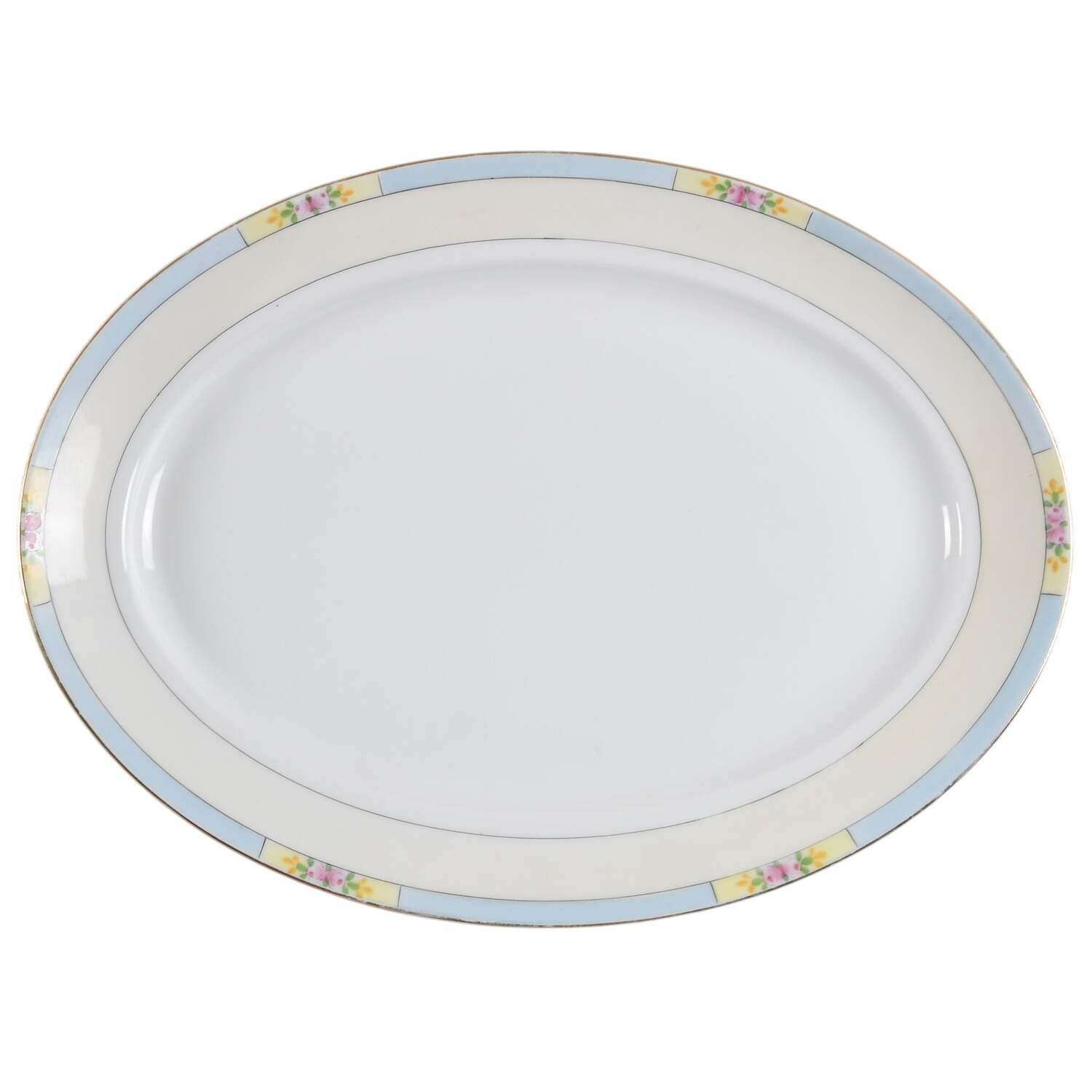 Orlando 14" Oval Serving Platter by Meito-1