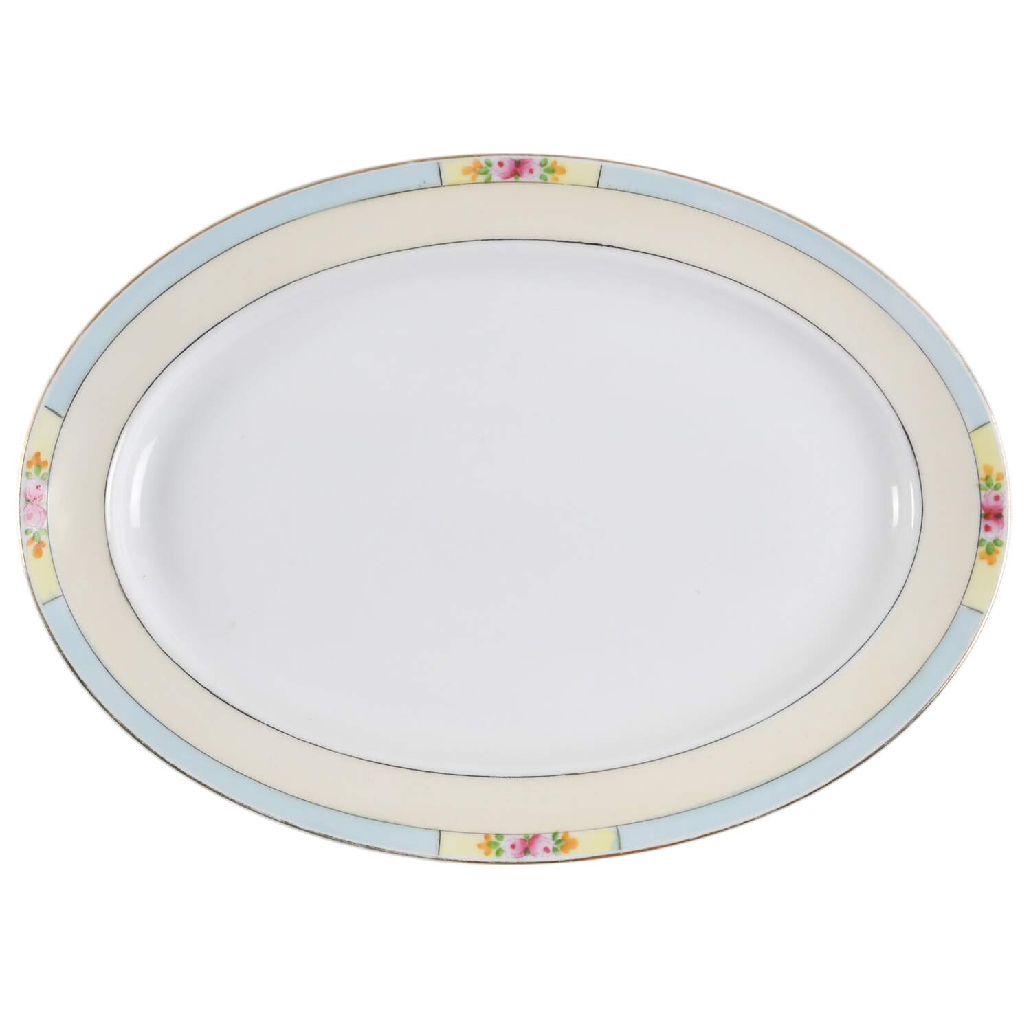 Orlando 11" Oval Serving Platter by Meito-1
