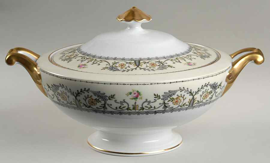 Paris Dark Gray Round Covered Vegetable by Meito-1