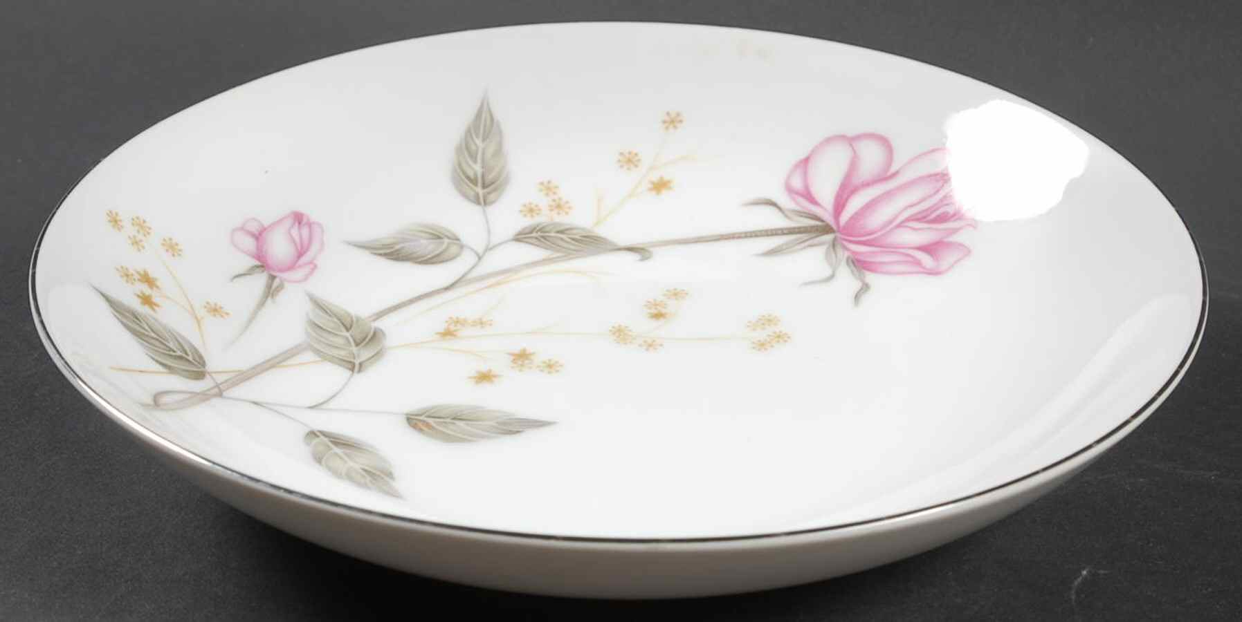 Pink Beauty Coupe Soup Bowl by Meito-1