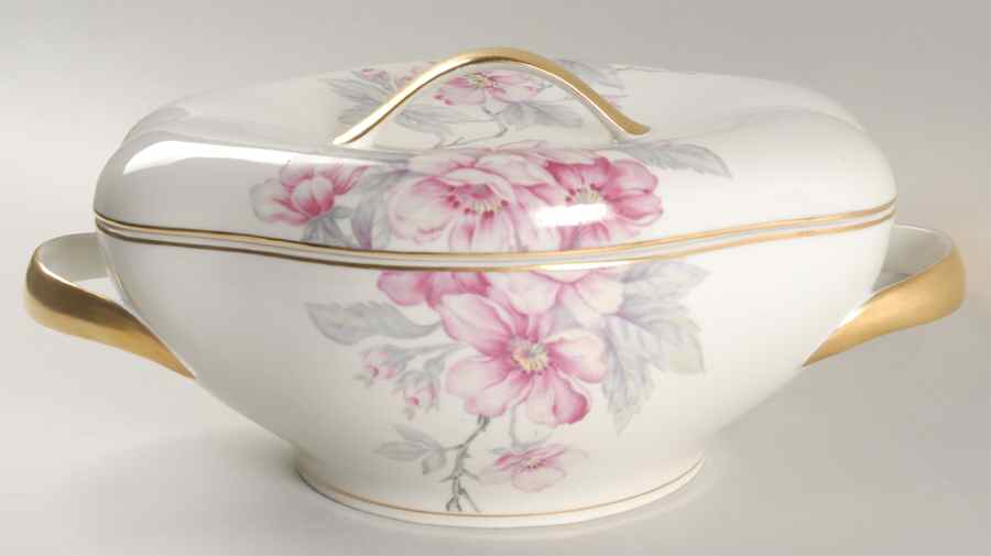 Pink Radiance  Oval Covered Vegetable by Meito-1
